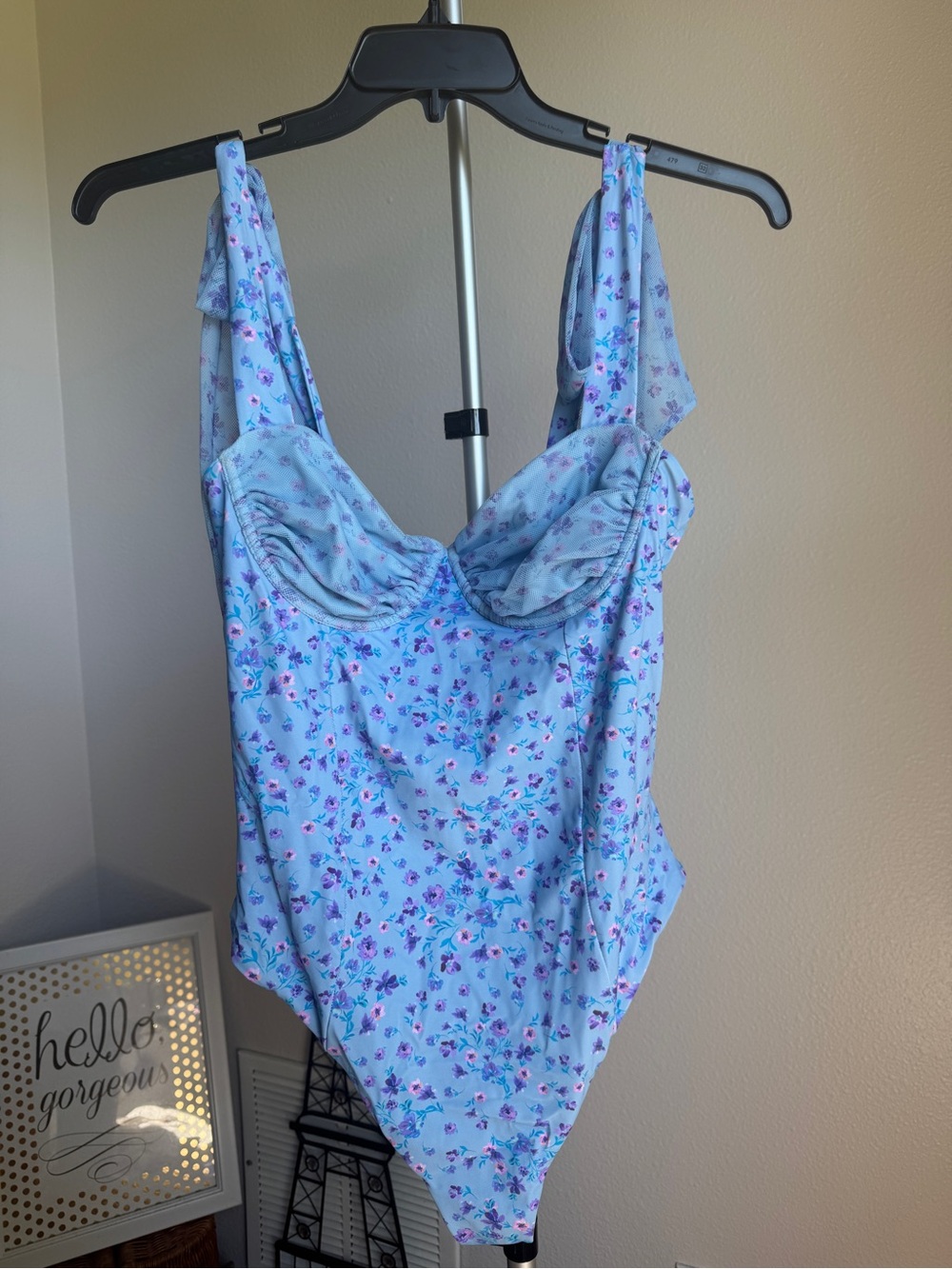 NWT Beach Riot Dede Floral One-Piece Swimsuit Sz XS - Picture 5 of 10